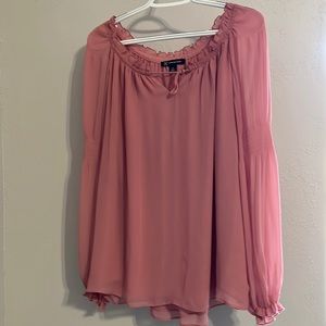 INC pink blouse size XL